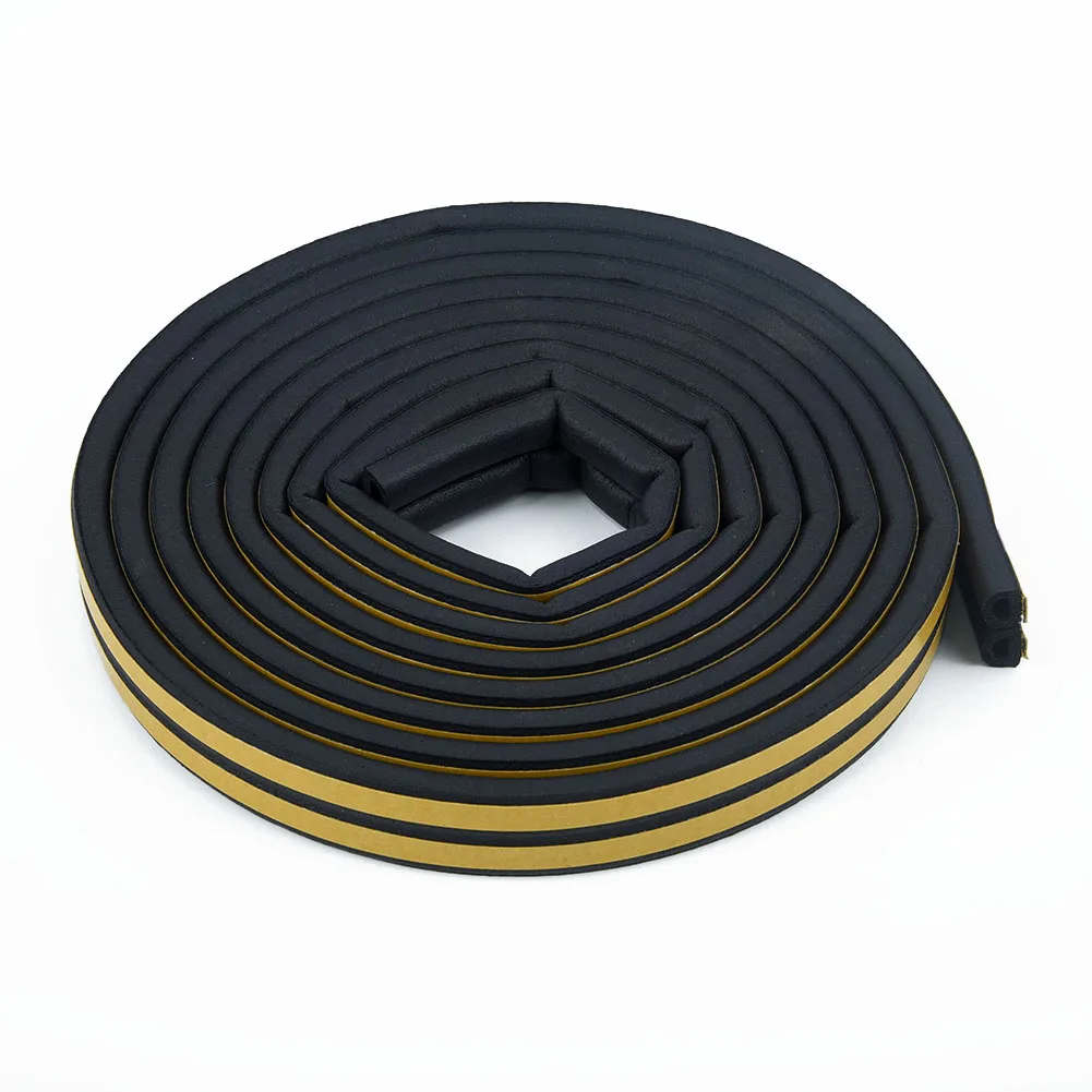 5 метров уплотнительная лента Звукоизолированные двери окна шкафа 9x6 мм D Тип