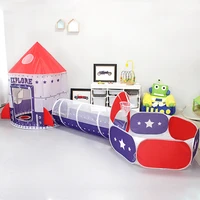 indoor kid tent toy space play house game tunnel crawling castle teepee tent for children playing tent montessori baby ball pool