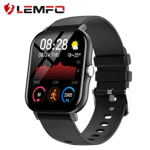 lemfo lf27 smart watch man 1 7 inch full hd screen smartwatch heart rate blood pressure monitor for men women android free global shipping