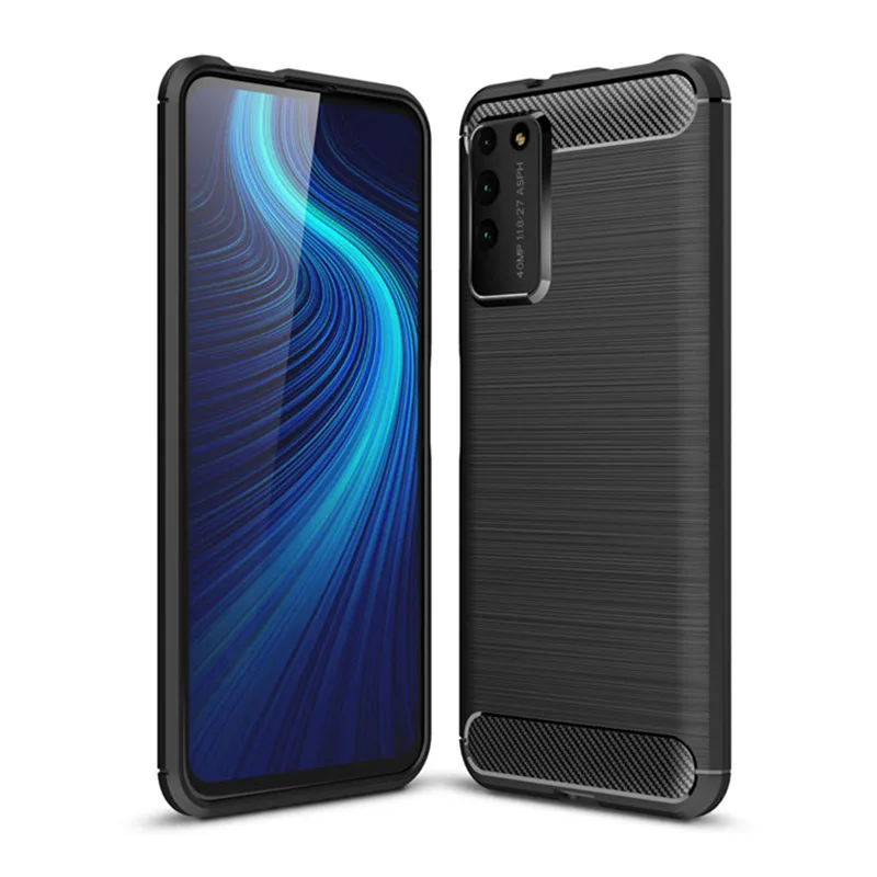 Мягкий чехол из углеродного волокна для Huawei Honor X10 9X Lite 9C 6X защитный бампер