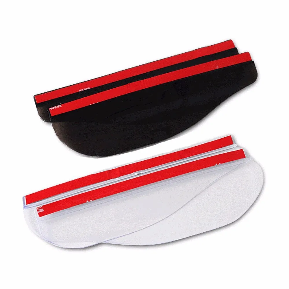 Новинка 1 пара Черный Прозрачный Универсальный гибкий ПВХ автомобильный