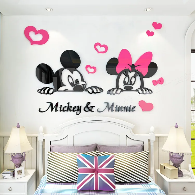 Мышка мультфильм Diy мозаика настенная наклейка в виде вышивки рукоделие|Наклейки