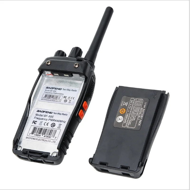 BF-88E intercom PMR446 walkie talkie long range wireless high power communication equipment for Baofeng two way radio