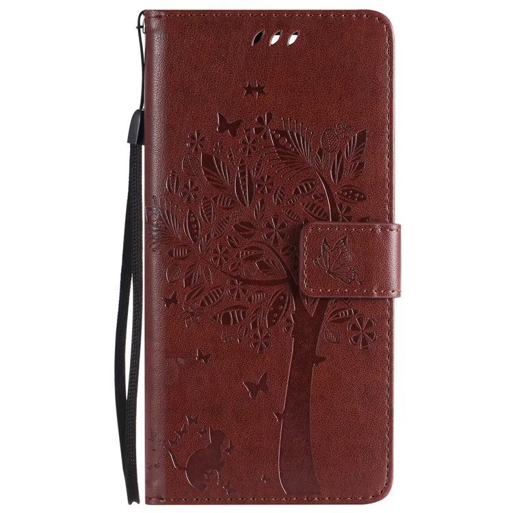 Brown Чехлы-бумажники из искусственной кожи для iPhone 11 Pro Max X XS MAX XR 5 5S SE 6 6S 7 8 Plus откидная крышка слот для карт сумки для Coque iPhone 4 4S - Цвет: Brown