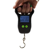 50kg digital scale measuring tape backlight electronic portable luggage weight scale with handle hook instruments