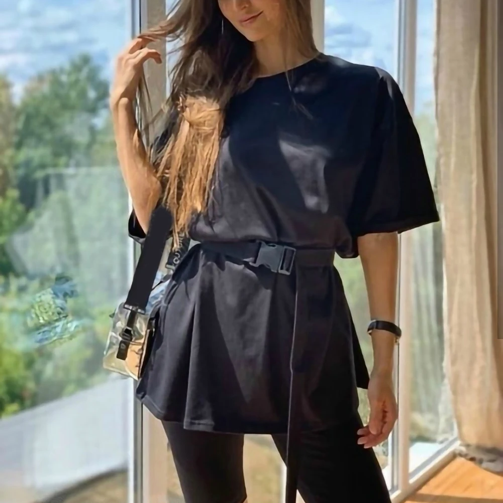 

Fashion Y2K White Khaki Sexy Women Summer O Neck Short Sleeve Shirt Tops And Bodycon Shorts Bottom Suit Two Piece Sets Outfit