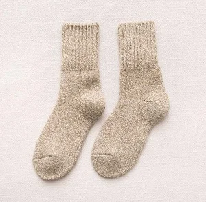 SOCKS 08 Зимние уплотненные шерстяные носки с шерстью, женские носки - Цвет: SOCKS 08
