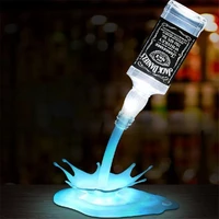 pouring wine led night light portable bottle lamp usb led bottle bar cafe home decoration touch switch table lampara boys gifts