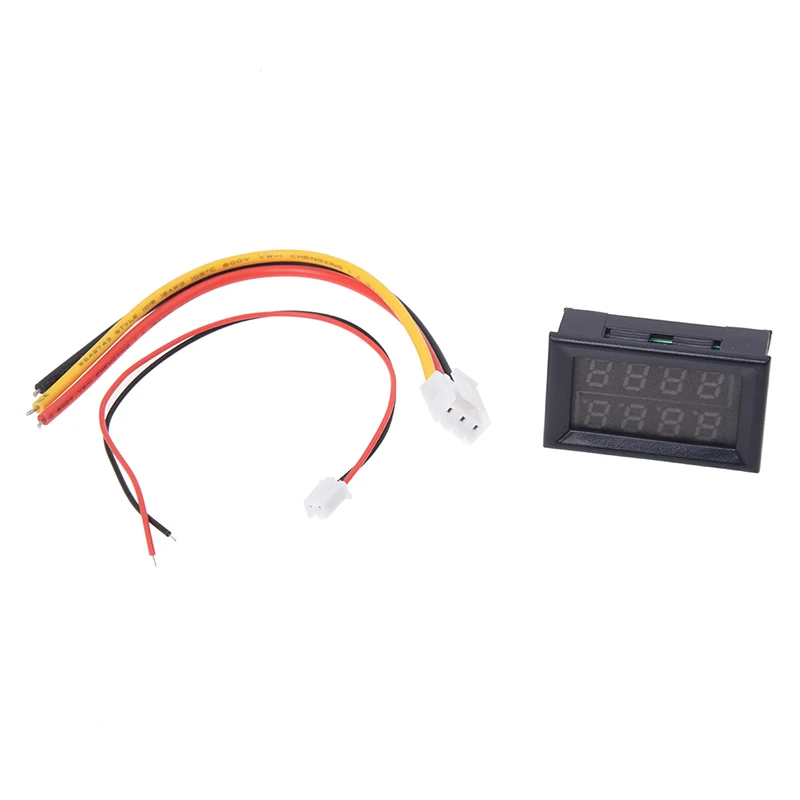Вольтметр Амперметр светодиодный цифровой мультиметр Панель метр 0-100 в 10A |