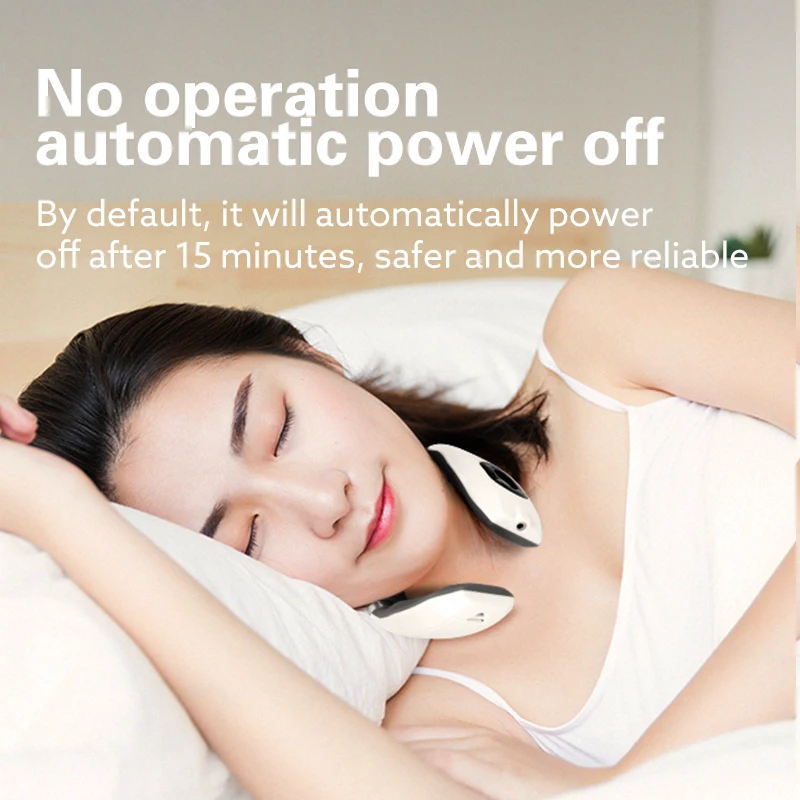 

Electric Pulse Back and Neck Massager Far Infrared Heating Pain Relief Health Care Relaxation Tool Intelligent Cervical Massager