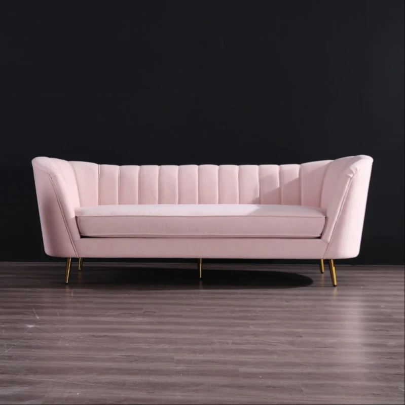 

Sofa single double three-person living room sofa model room sofa combination