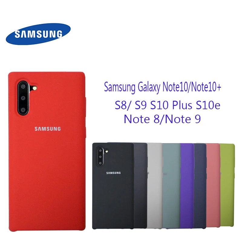 Чехол для samsung Note10 10 + смартфон оригинальный мягкий силиконовый защитный чехол