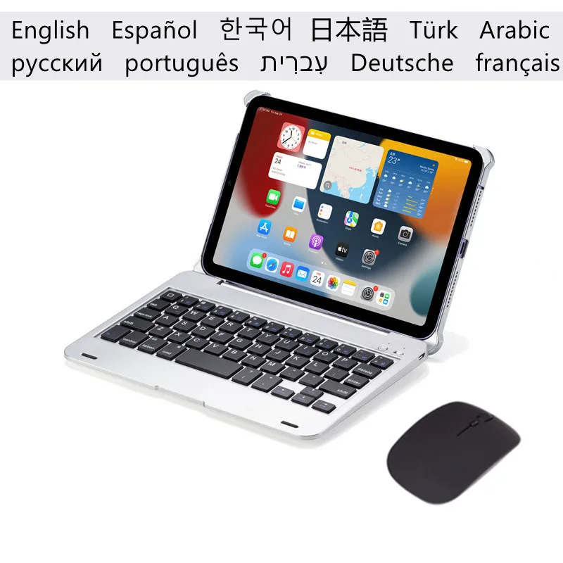 

Case for Apple iPad Mini 2019 Mini 5 4 Mini 4 7.9 Case Keyboard Funda for iPad Mini 5 Russian Spanish Arabic Keyboard Cover