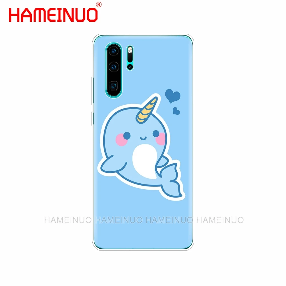 Силиконовый чехол для телефона huawei P30 PRO LITE P SMART 2019 plus p smart Z p20 lite Единорог на
