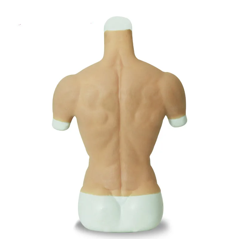 Artificial Small Size Realistic Fake Muscle for Man Actor Cosplay Silicone Artificial Simulation Muscles Skin Cosplay Shapewear