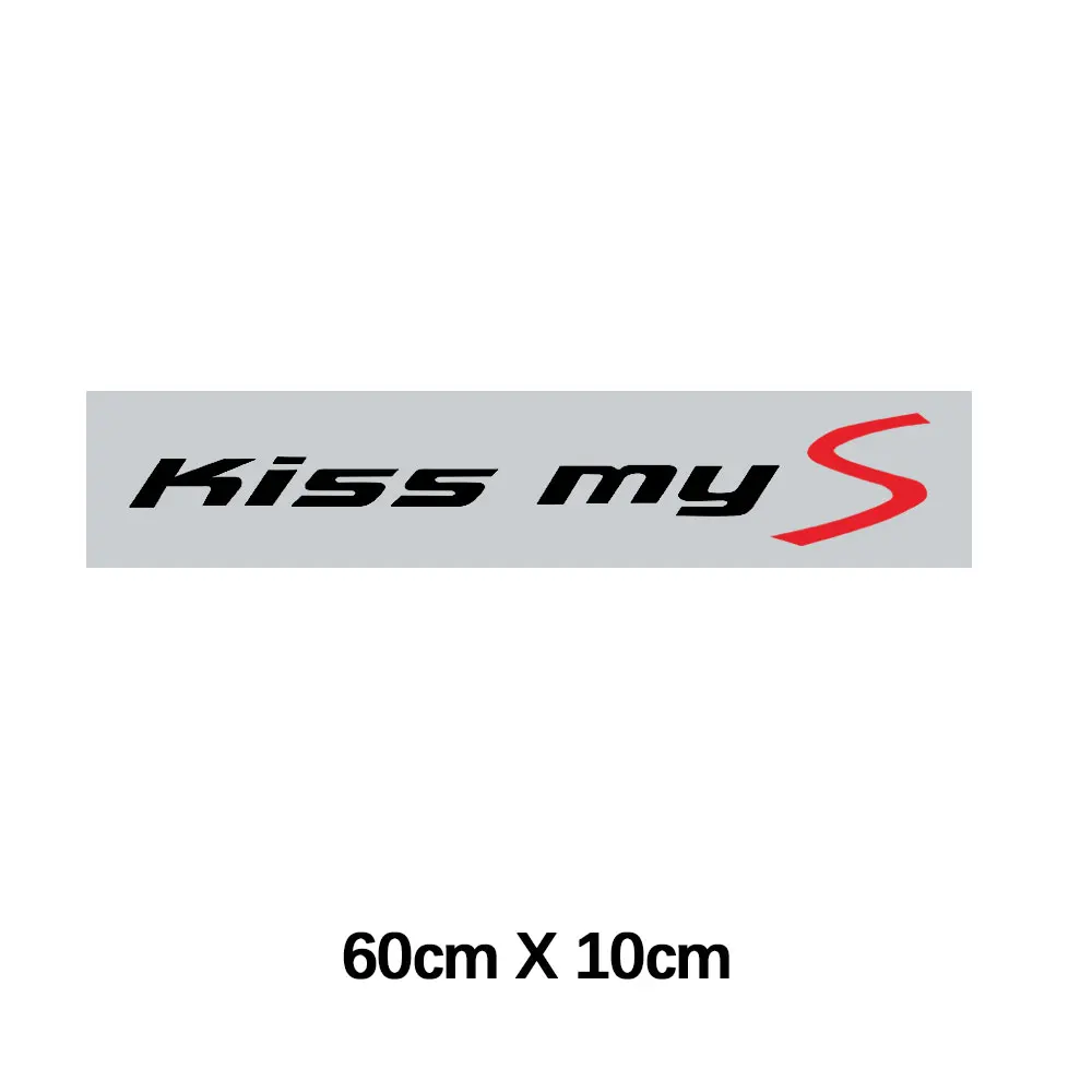 

Наклейка на окно автомобиля Kiss My S, наклейка на кузов для MINI Cooper R50, R52, R53, R55, R56, R57, R58, R59, R60, R61, F54, F55, F56, F57, F60