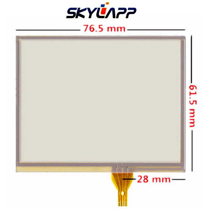 

New 3.5"inch 4 Wire Resistive Touch Screen Panel Digitizer for TM035KBH11 TM035KBZ17 Handwritten Touch panel Glass Free shipping