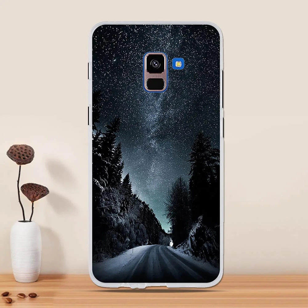 Чехол для samsung Galaxy A8 Plus чехол Капа Coque чехол из термополиуретана и силикона для samsung A8 Plus A 8+ A730F Чехол протектор бампер - Цвет: 29