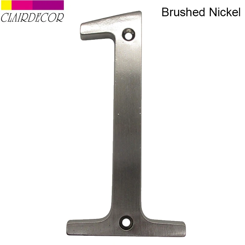 Metal Number Door Address Number Zinc Alloy Screw Mounted Ou
