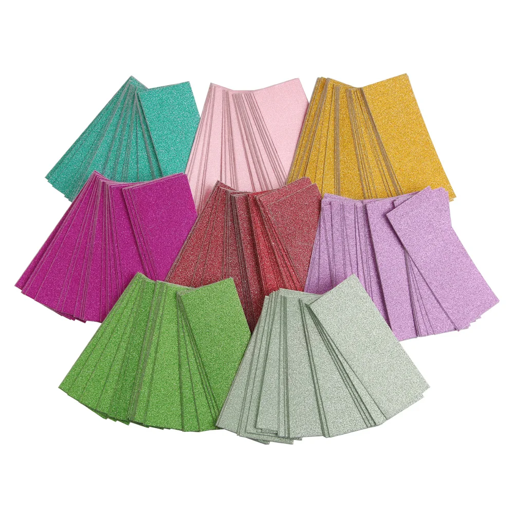 

Фоновая бумага MAGEFY с блестками, 50/100/150/200 шт., коробка для накладных ресниц, 3D норковые ресницы, прямоугольная цветная карта, оптовая продажа