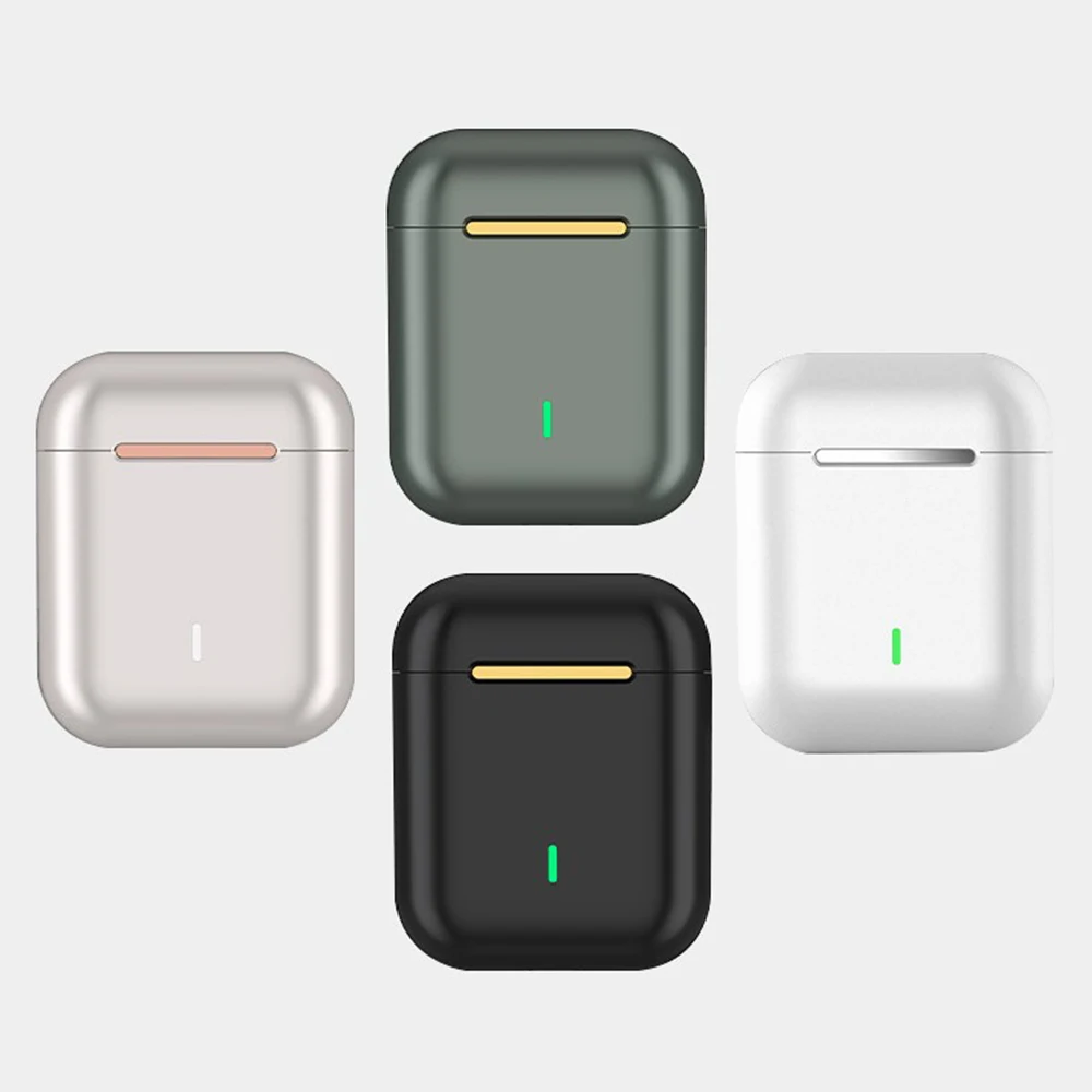 Беспроводные наушники J18 TWS Bluetooth 5 2 для Iphone спортивные с сенсорной кнопкой