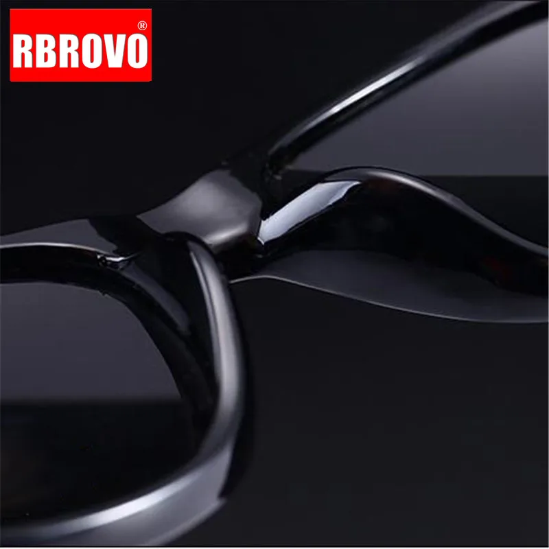 2021 поляризованные Квадратные Солнцезащитные очки RBROVO мужские брендовые