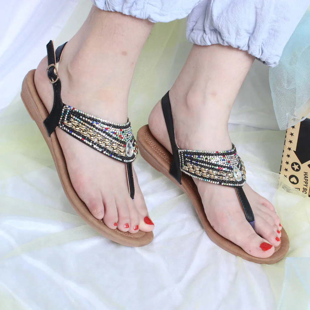 2020 модные сандалии на плоской подошве для женщин летние женские туфли-лодочки с