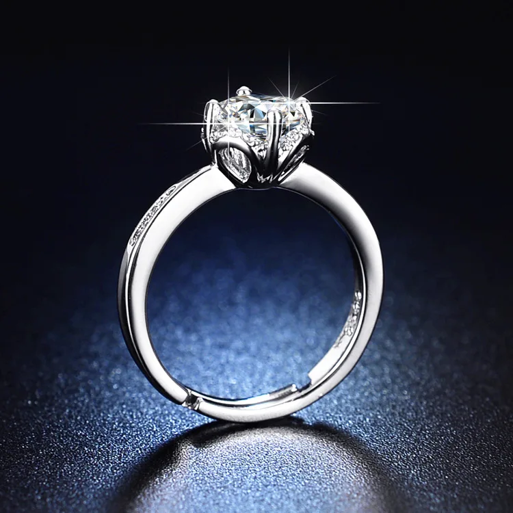 

925 Sterling Silver Engagement Rings for Women Resizable Rings Sterling Silver 925 Silver Jewelry