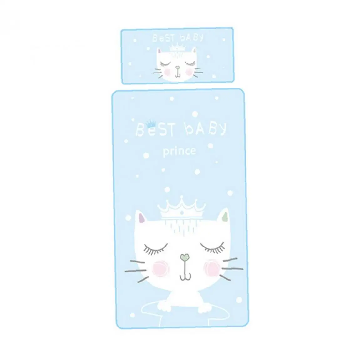 Коврик для детской кроватки детский холодный коврик с подушкой набор дышащей из