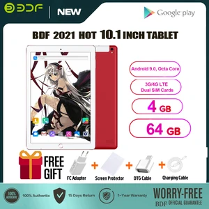 10-дюймовый планшет с восьмиядерным процессором, ОЗУ 4 Гб, ПЗУ 64 ГБ, Android 9,0