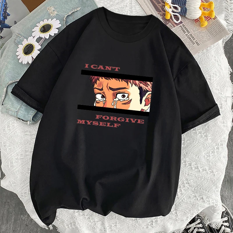 

Jujutsu Kaisen Print Anime Man T shirt Hip Hop Plus O Neck Short Sleeve T shirts 2021 Spring New Harajuku Soft Male Tee Shirt