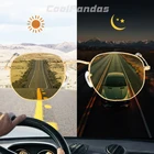 Очки солнцезащитные фотохромные для мужчин и женщин, поляризационные темные очки с защитой от сисветильник, для вождения, 2021