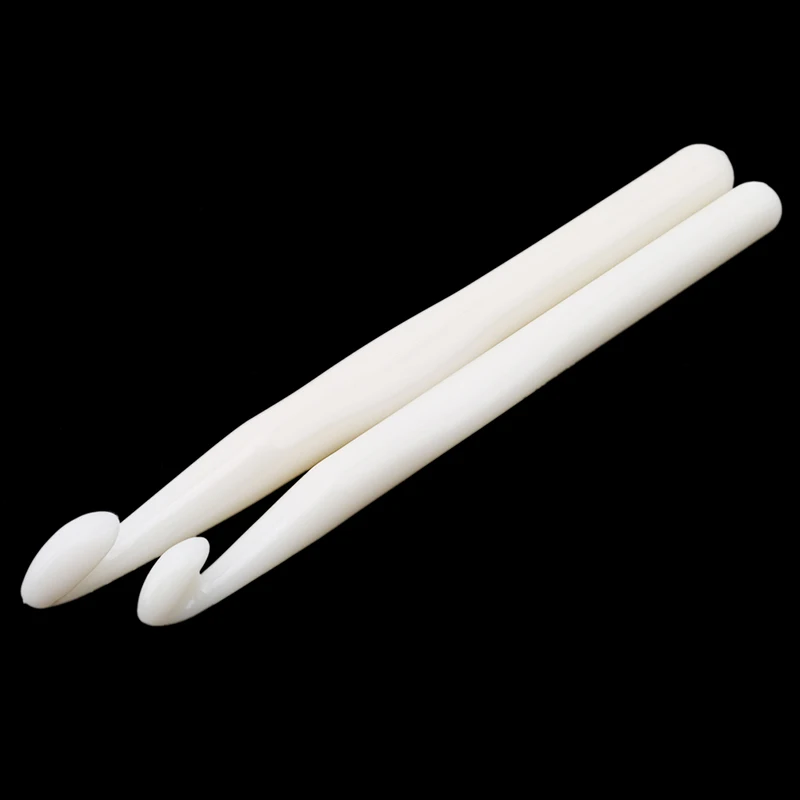 

5 PCs/Set Brand New Silicone Handle Gold Double Aluminum Crochet Hooks Knitting Needles At Random Colors Sewing Tools