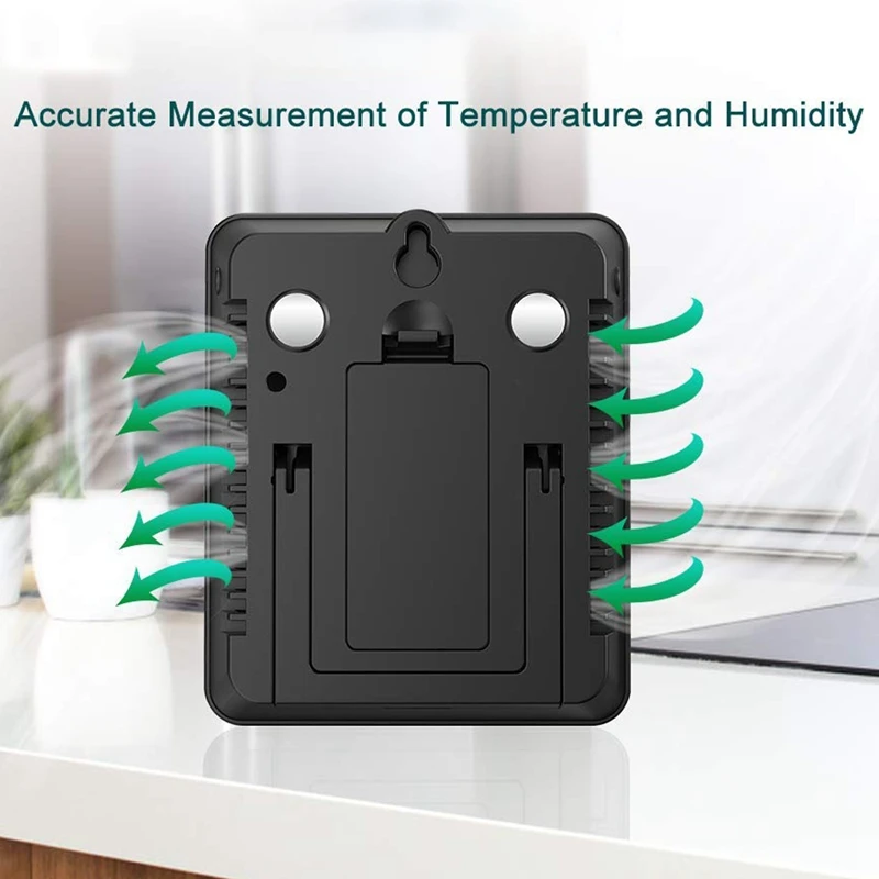 Digital Hygrometer Indoor Thermometer Accurate Humidity and Temperature Gauge Indicator with Touch-Type LCD Backlight |