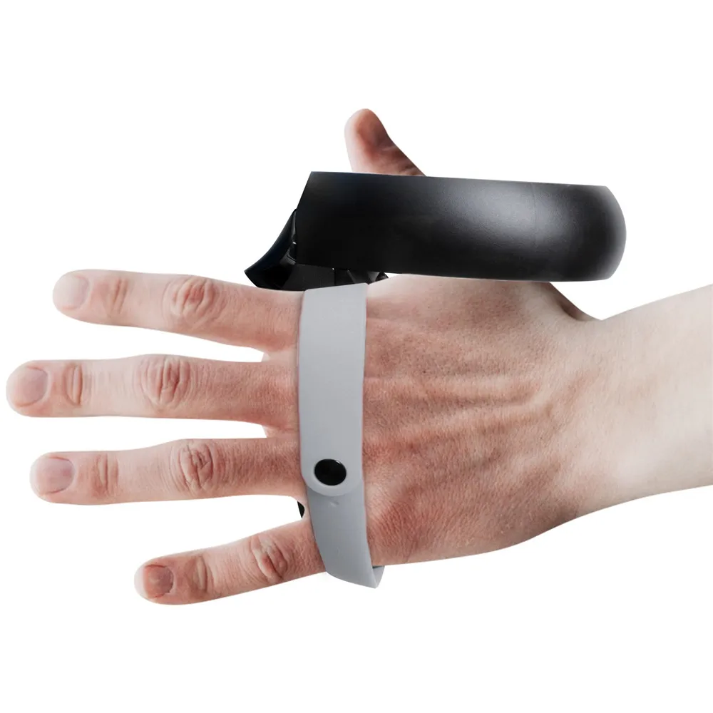 1 пара мягких силиконовых ремней на костяшки для гарнитуры Oculus Quest/Rift S VR