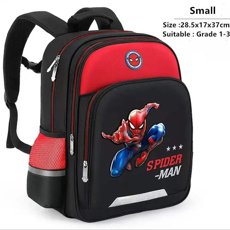 Disney New spider man school bags for boys Iron man Captain america large capapcity primary school backpack mochila escolar