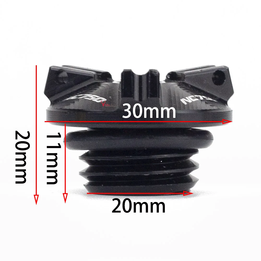 Алюминиевый Масляный наполнитель двигателя M2.0 * 2 5 заглушка винта для мотоцикла