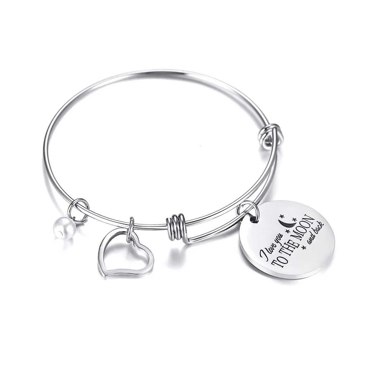 JHSL модные ювелирные изделия серебряный цвет нержавеющая сталь подарок для