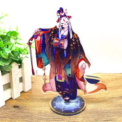 Игра Onmyoji брелок onikiri Ootengu aoandou Momo Ibaraki douji милый забавный мультфильм акриловый ключ chian модные персонализированные ювелирные изделия - Цвет: 3