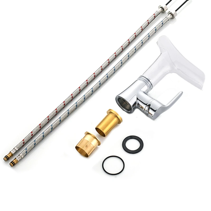 

Bathroom Hot And Cold Water Basin Faucet, Washbasin Wine Glass Waterfall Faucet,Mixer Tap Bathroom Sink