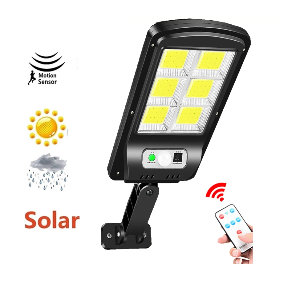 

tabular oblong 3Mode Waterproof Motion Sensor Solar Light Outdoor Street Garden Decor Sunlight Solar Wall Lamp with motion Senso