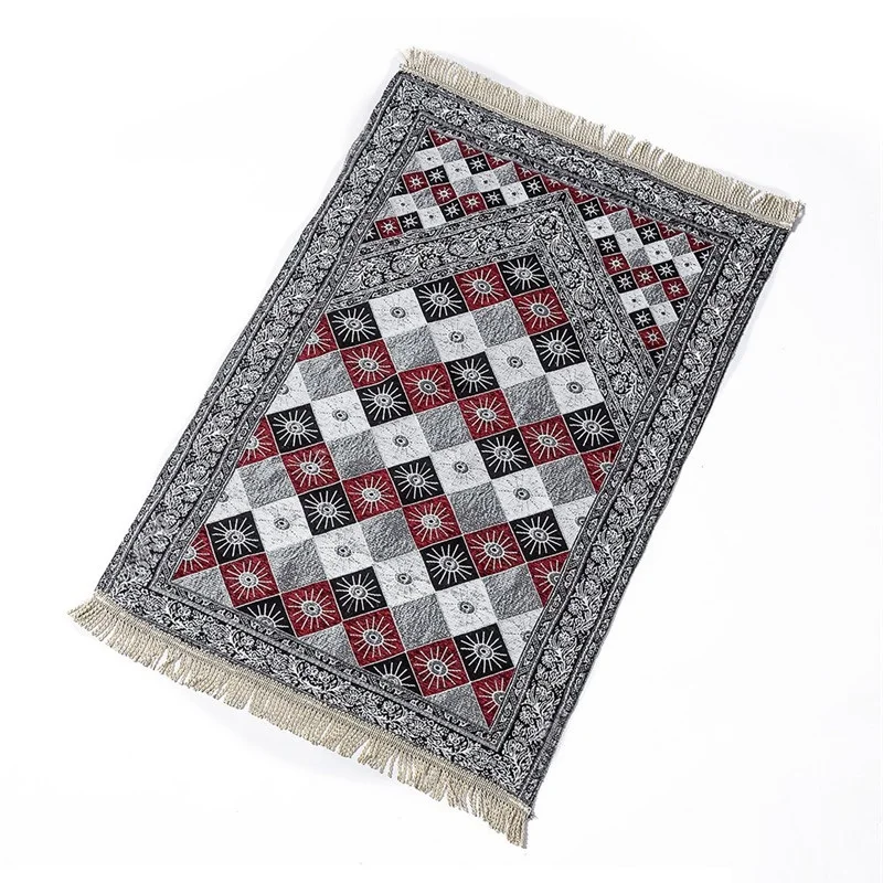 Оптовая продажа сине-красный молитвенный коврик Молитвенное одеяло для