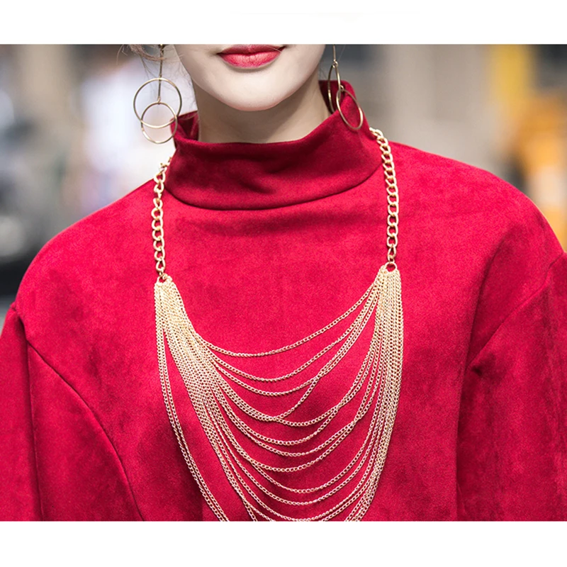 Восстановите женское платье комплект новый высокий воротник сплит женские