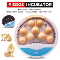 110v220v egg incubator led automatic hatcher temperature control digital incubator 9 eggs mini brooder machine poultry bird