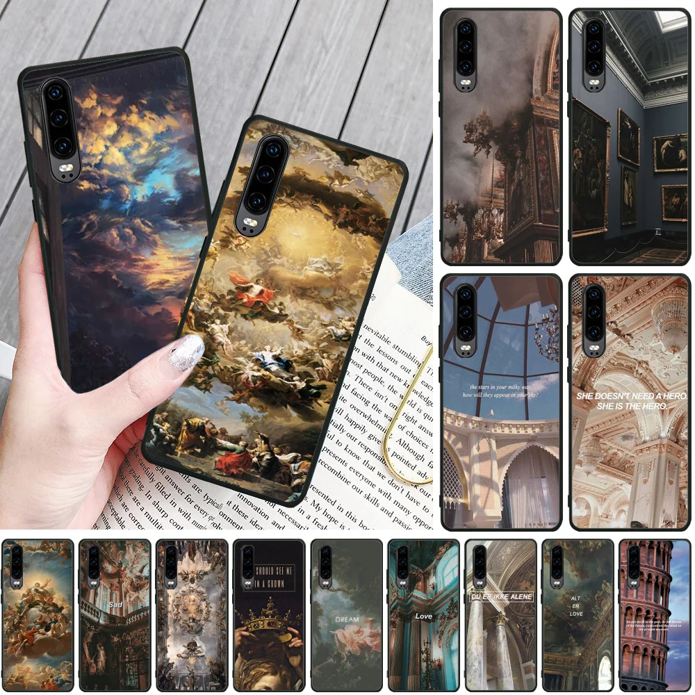 Мягкий силиконовый чехол из ТПУ для телефона BaweiTE palace of versailles Huawei P9 10 P20 pro P30 Psmart mate