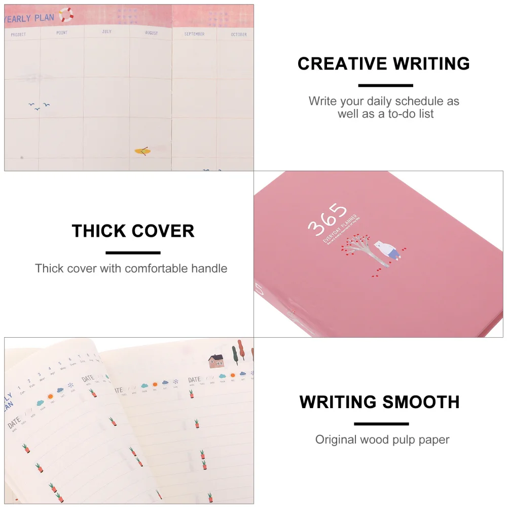 

Planner Writing Notebook Students Journal Book Diary Book School Notepad