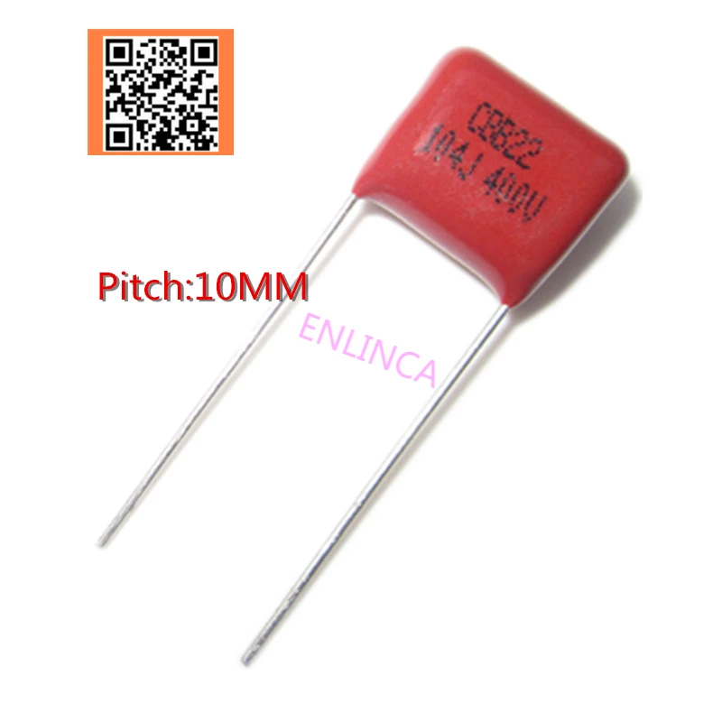 

10 Stuks 400V 0.1Uf 100NF 10Mm 104J 0.22Uf 224J 15Mm 0.27Uf 270NF 274J pitch 10Mm 400V 5% Cbb Polypropyleen Film Condensator