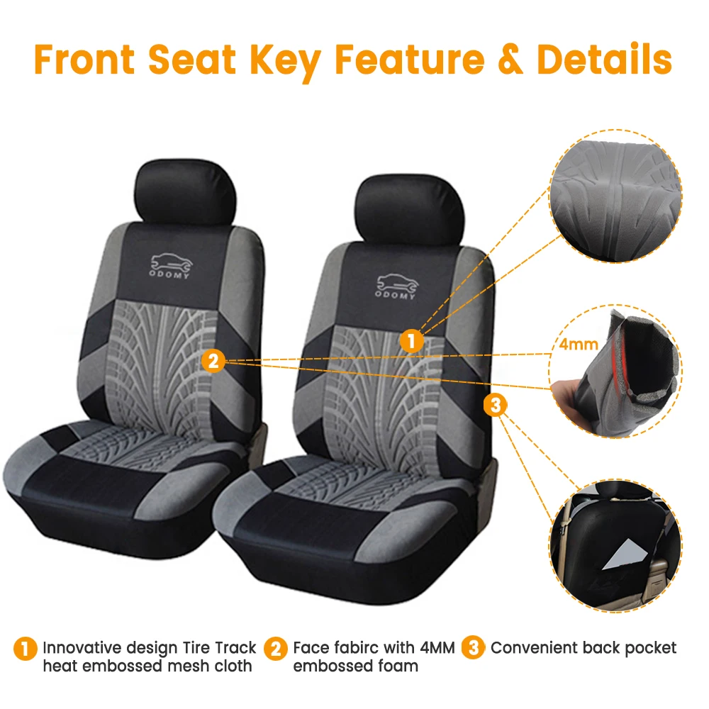 ODOMY универсальные автомобильные чехлы на сиденья машины Авто пылезащитный чехол