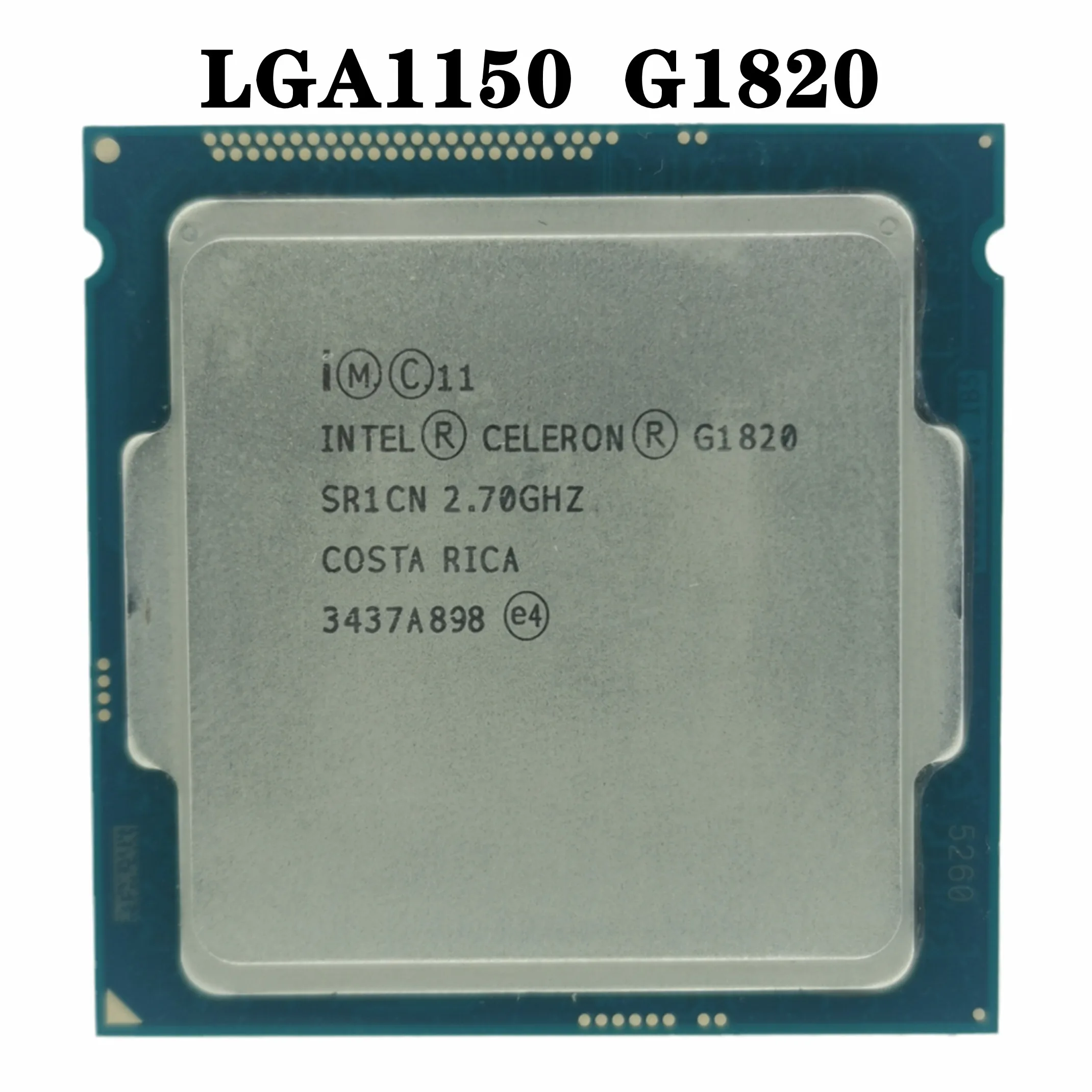 Десктопный процессор G1820 2 7 ГГц Мб кэш-памяти двухъядерный SR1CN LGA 1150 лоток |