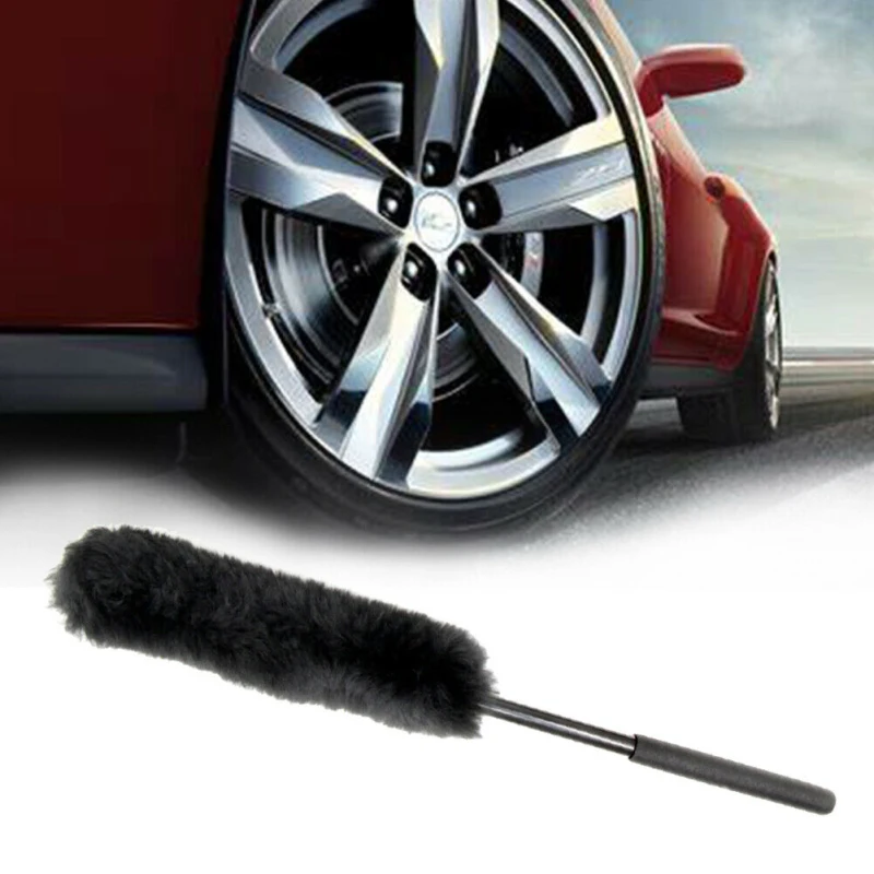 

Car Interior Seat Deep Cleaning Cleaning Brush, Wool Wheel Cleaning Brush, Car Beauty Wool Stick 1 Set Car Wash Maintenance